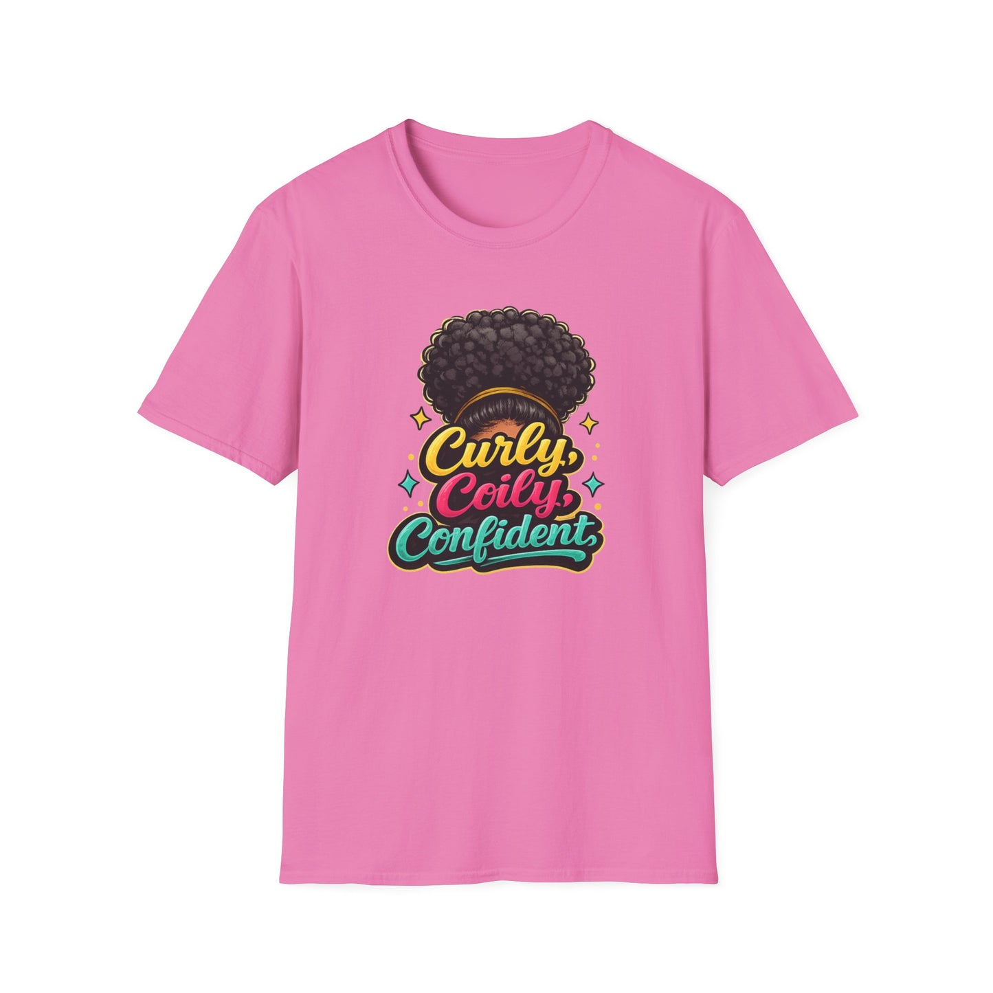 CURLY-COILY-CONFIDENT Unisex Soft Style T-Shirt