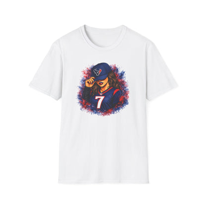 TEXANS Girl Fan - Latina - Unisex Soft Style T-Shirt