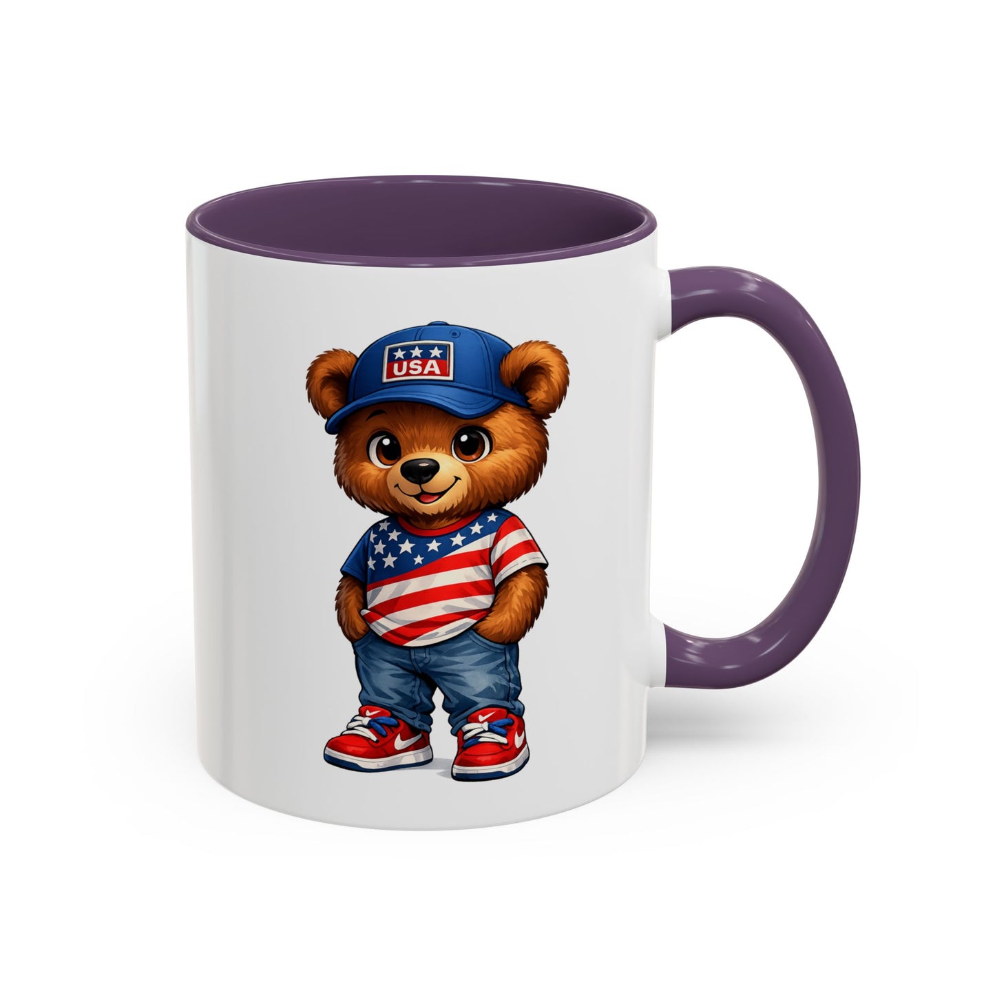 BERRY - REPPIN THE USA - Accent Coffee Mug (11, 15oz)