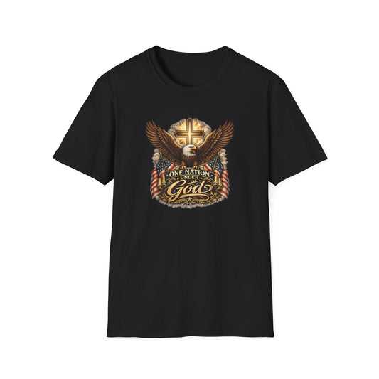 ONE NATION UNDER GOD - Unisex Softstyle T-Shirt