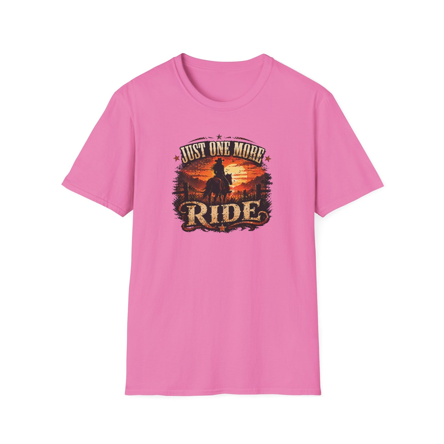 JUST ONE MORE RIDE - Unisex Soft Style T-Shirt