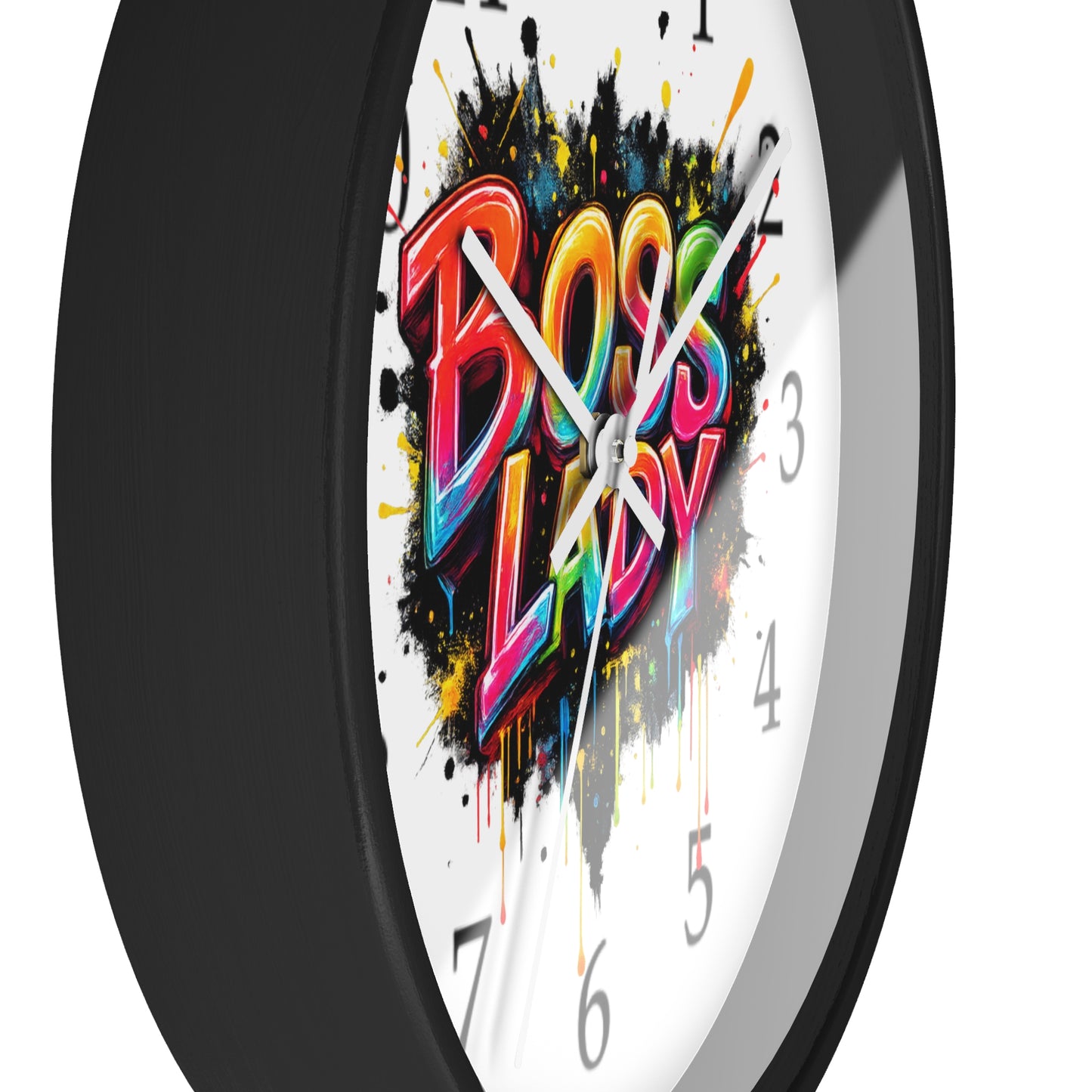 Boss Lady Wall Clock | Empowering Home Decor Gift for Women