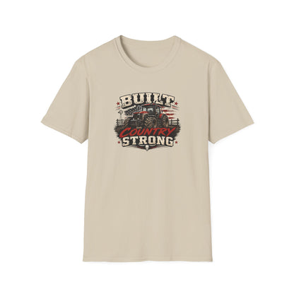 BUILT COUNTRY STRONG - Unisex Soft Style T-Shirt