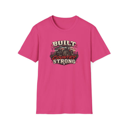 BUILT COUNTRY STRONG - Unisex Soft Style T-Shirt