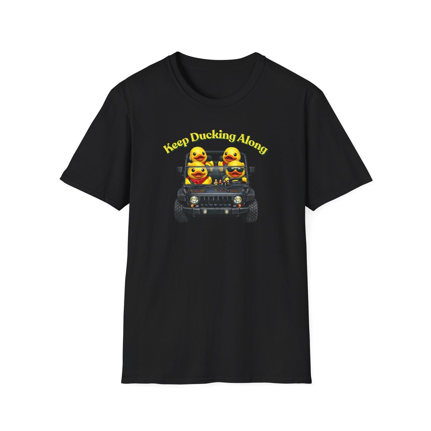 KEEP DUCKING ALONG - Unisex Softstyle T-Shirt