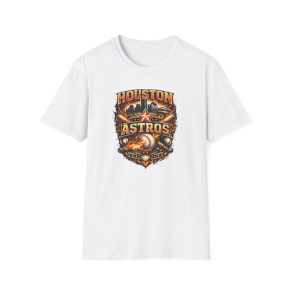 HOUSTON ASTROS VINTAGE DESIGN - Unisex Soft Style T-shirt