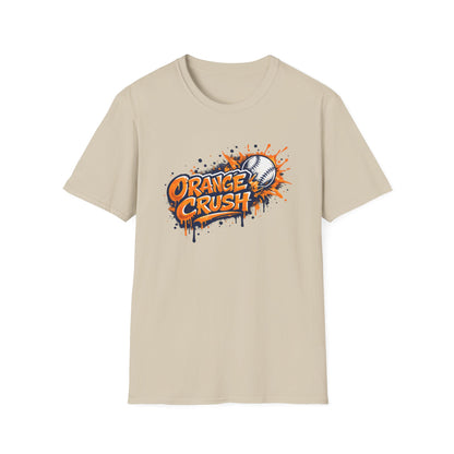 ORANGE CRUSH-GRAFFITI ART - Unisex Soft Style T-shirt