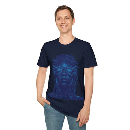 FUTURISTIC DUDE - ((BIG PRINT)) - Unisex Softstyle T-Shirt