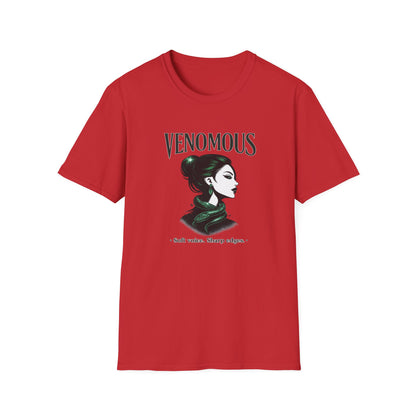 VENOMOUS-SOFT VOICE-SHARP EDGES - Unisex Soft Style T-Shirt