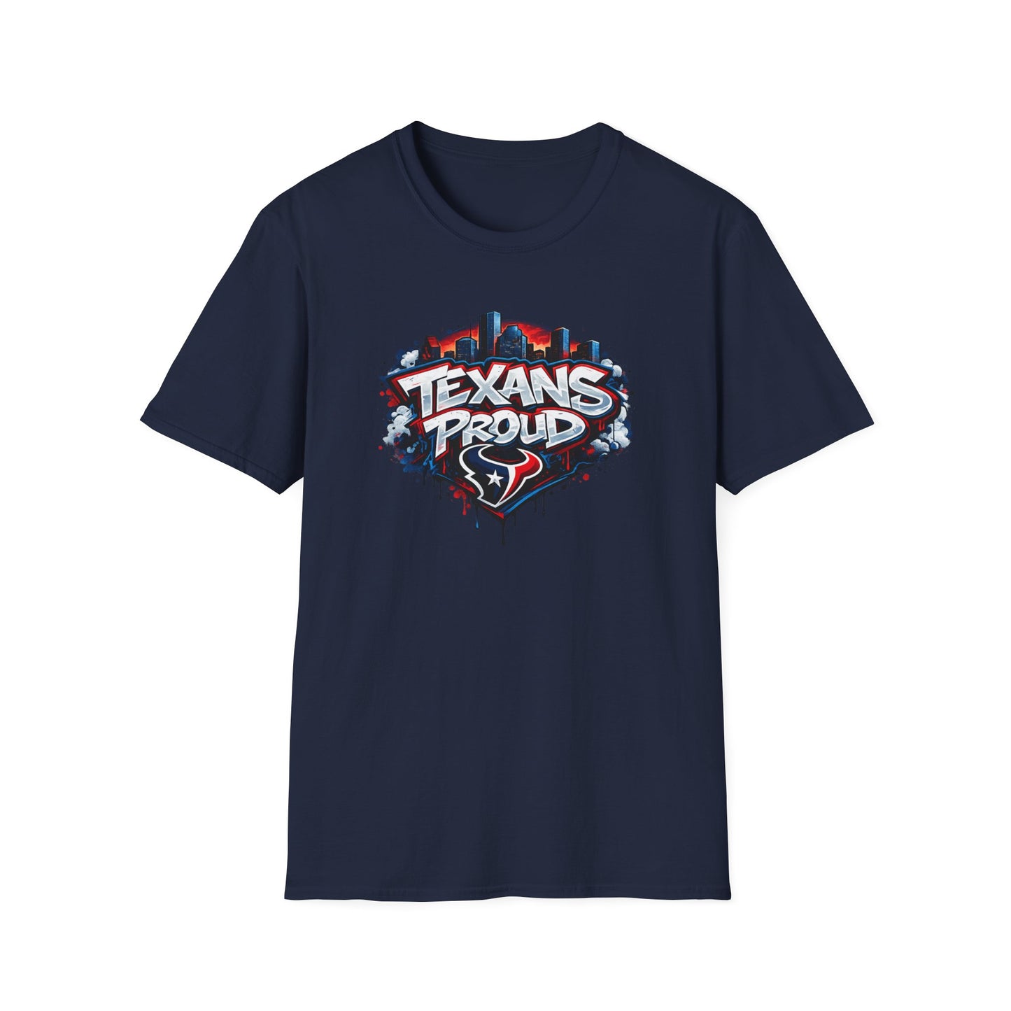 TEXANS PROUD - Unisex Soft Style T-Shirt