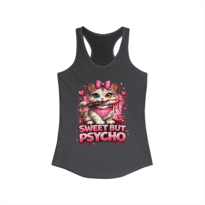 SWEET BUY PSYCHO – Women's Ideal Racerback Tank