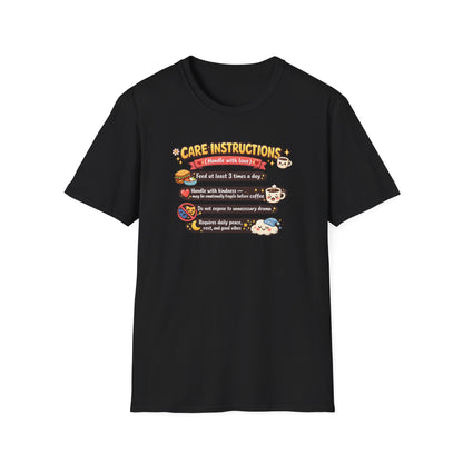 CARE INSTRUCTIONS - Unisex Soft Style T-Shirt