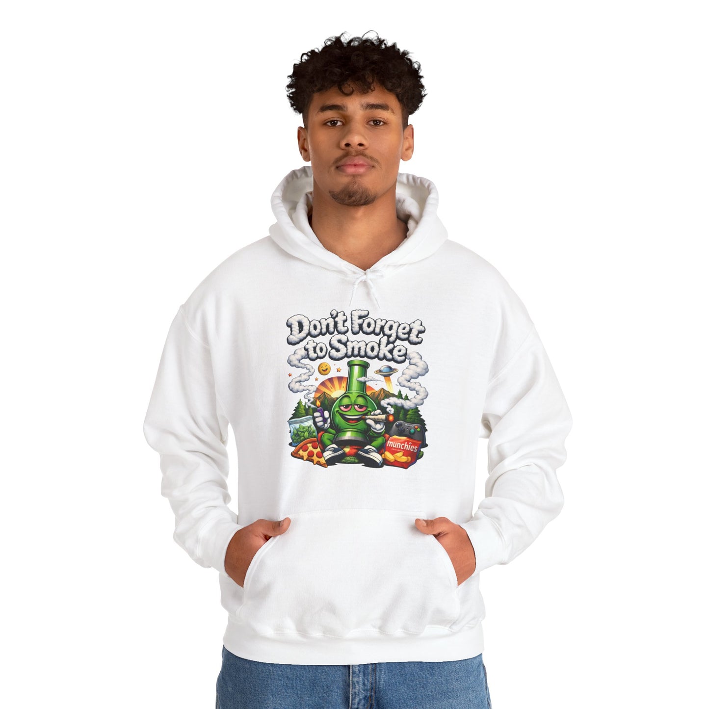 Don't Forget to Smoke Hoodie | Funny 420 Pull-Over