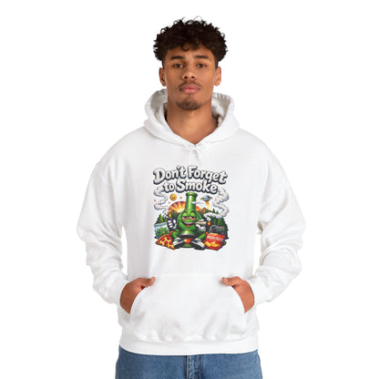 Don't Forget to Smoke Hoodie | Funny 420 Pull-Over