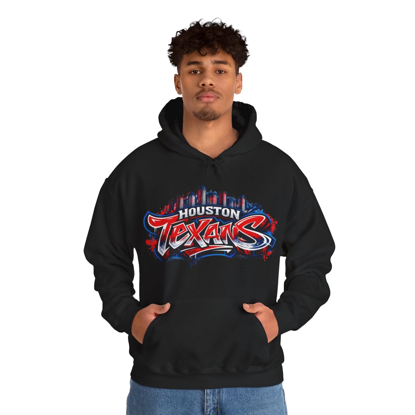 Houston Texans Graffiti Art Unisex Hoodie | H-Town Streetwear Pull-Over
