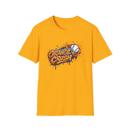 ORANGE CRUSH-GRAFFITI ART - Unisex Soft Style T-shirt