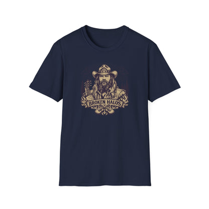 Chris Stapleton - BROKEN HALOS - Unisex Soft Style T-Shirt