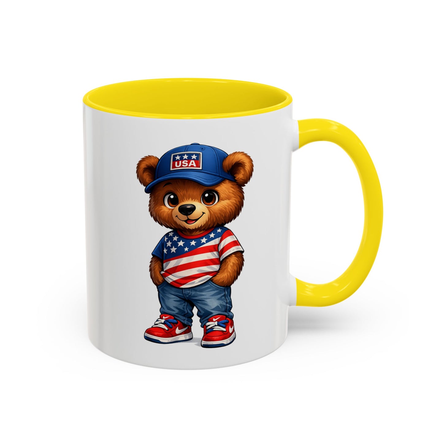BERRY - REPPIN THE USA - Accent Coffee Mug (11, 15oz)
