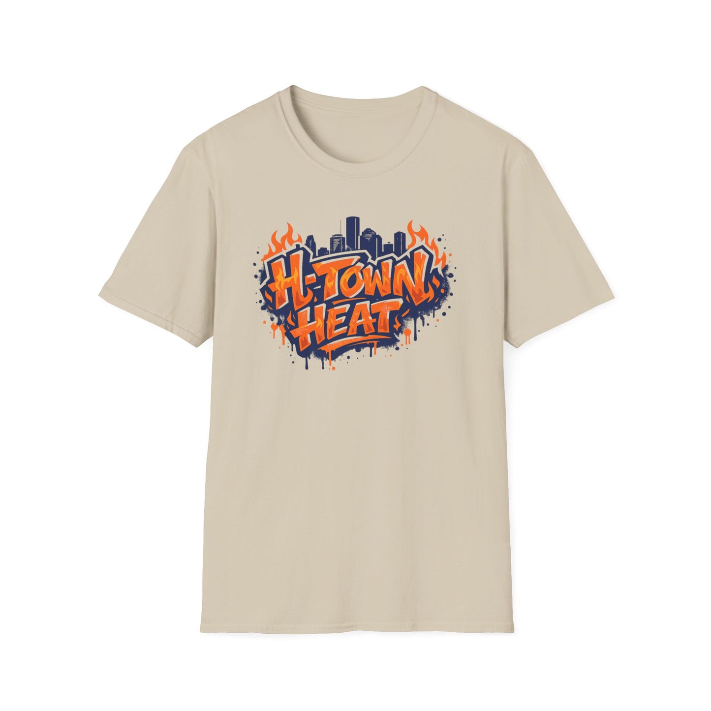 H-TOWN HEAT-GRAFFITI ART - Unisex Soft Style T-shirt