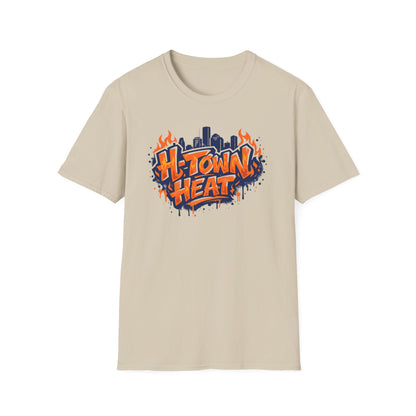 H-TOWN HEAT-GRAFFITI ART - Unisex Soft Style T-shirt