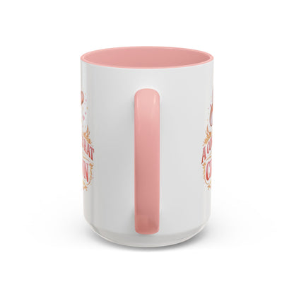 A COWGIRL'S HAT IS HER CROWN - Accent Coffee Mug (11, 15oz)