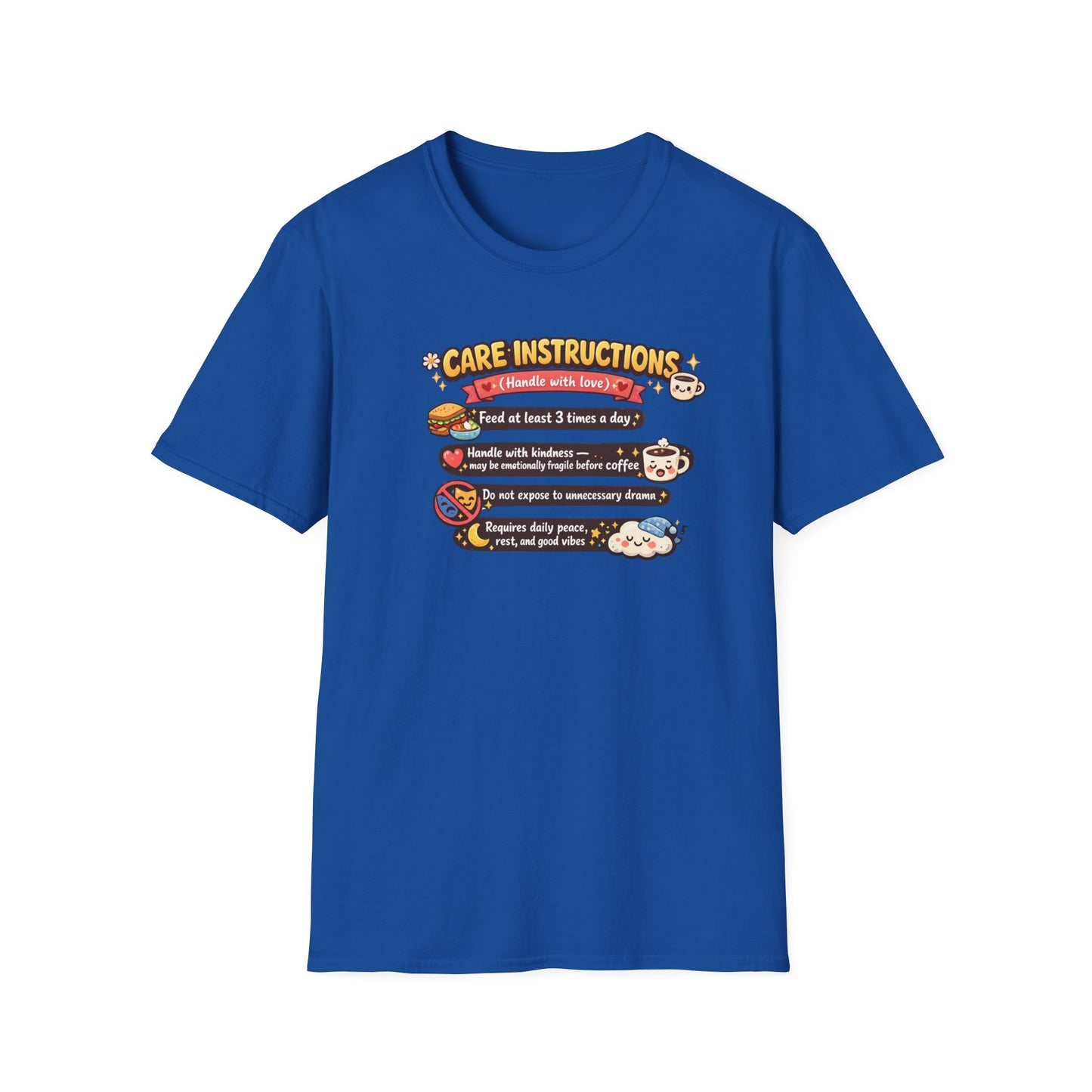 CARE INSTRUCTIONS - Unisex Soft Style T-Shirt