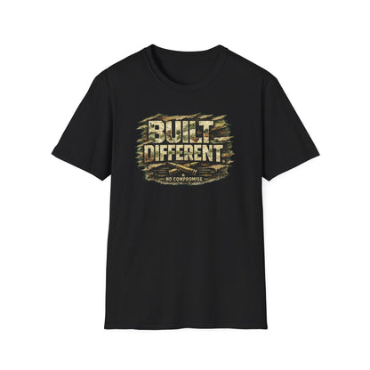 BUILT DIFFERENT-NO COMPROMISE - Unisex Soft Style T-Shirt