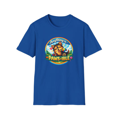 ANYTHING IS PAWSIBLE-PUPPY - Unisex Soft Style T-Shirt