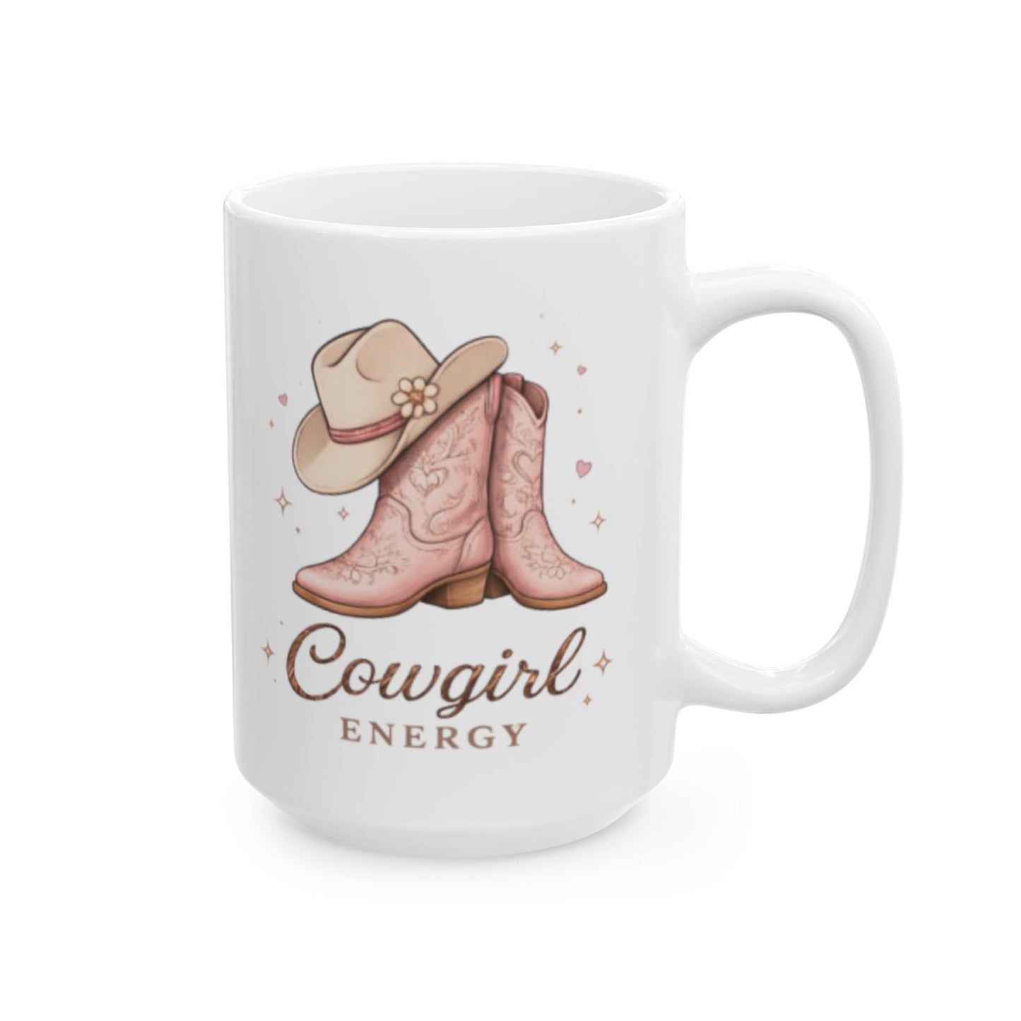 COWGIRL ENERGY - Ceramic Mug, (11oz, 15oz)