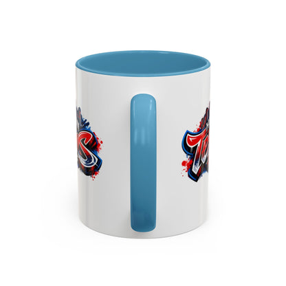 HOUSTON TEXANS GRAFFITI W/SKYLINE - Accent Coffee Mug (11, 15oz)