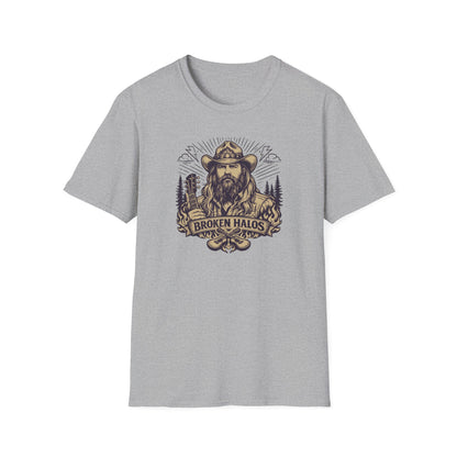 Chris Stapleton - BROKEN HALOS - Unisex Soft Style T-Shirt