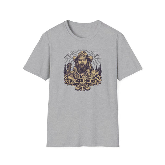 Chris Stapleton - BROKEN HALOS - Unisex Soft Style T-Shirt