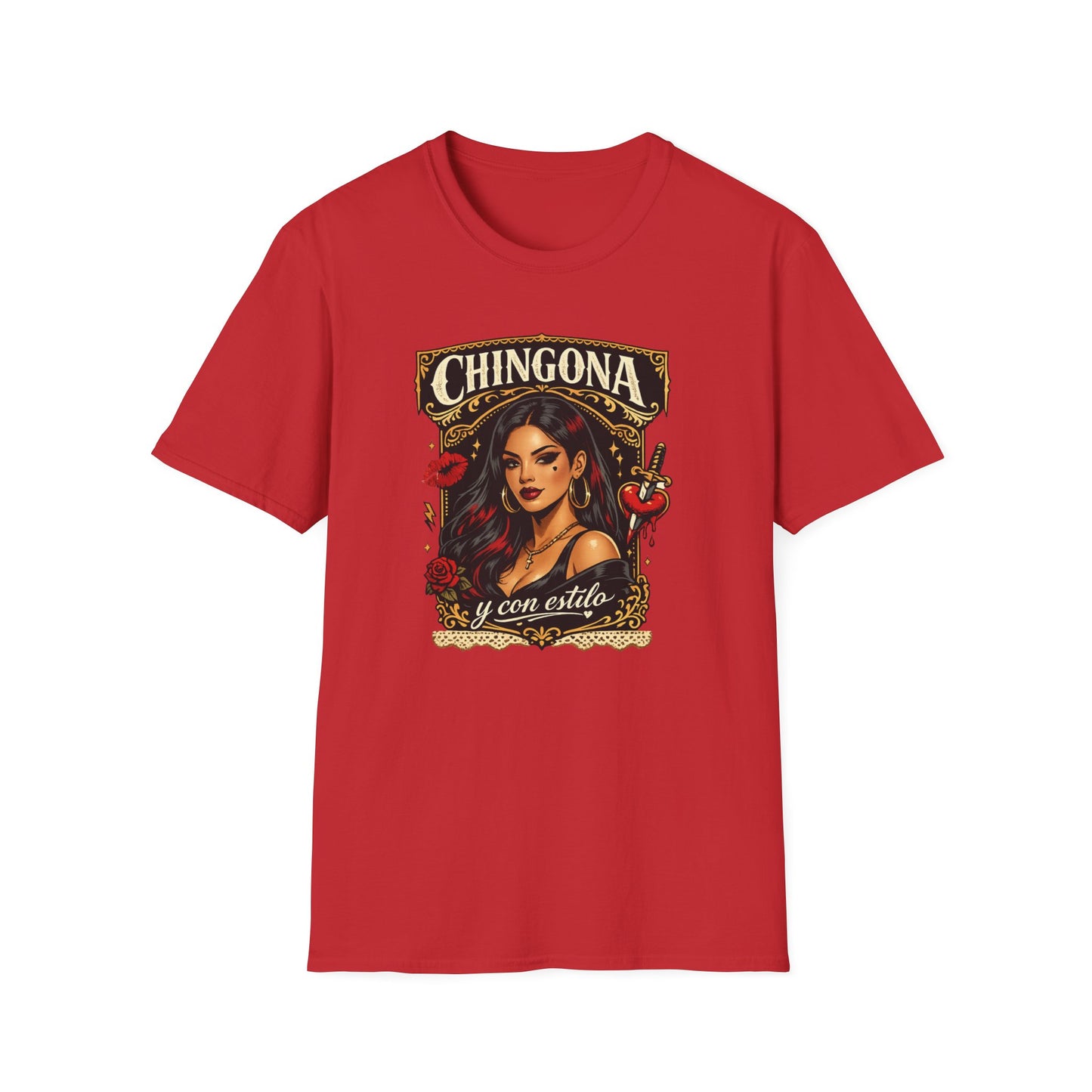 CHINGONA Y CON ESTILO - Unisex Soft Style T-Shirt