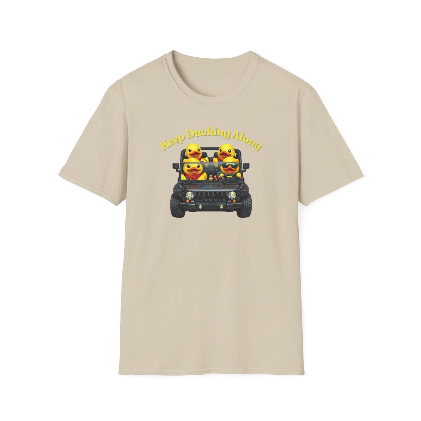 KEEP DUCKING ALONG - Unisex Softstyle T-Shirt