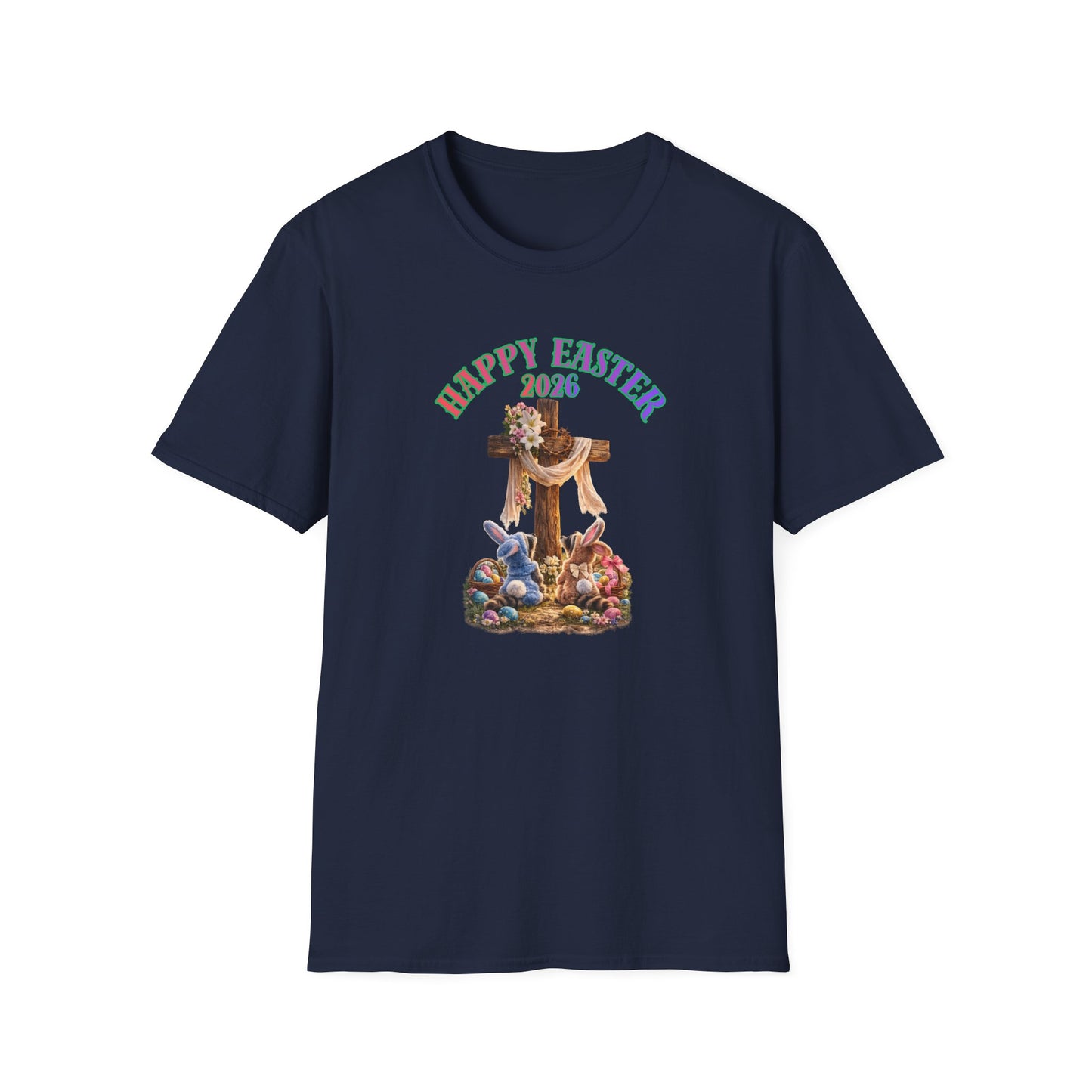 HAPPY EASTER 2026 - Unisex Soft Style T-Shirt