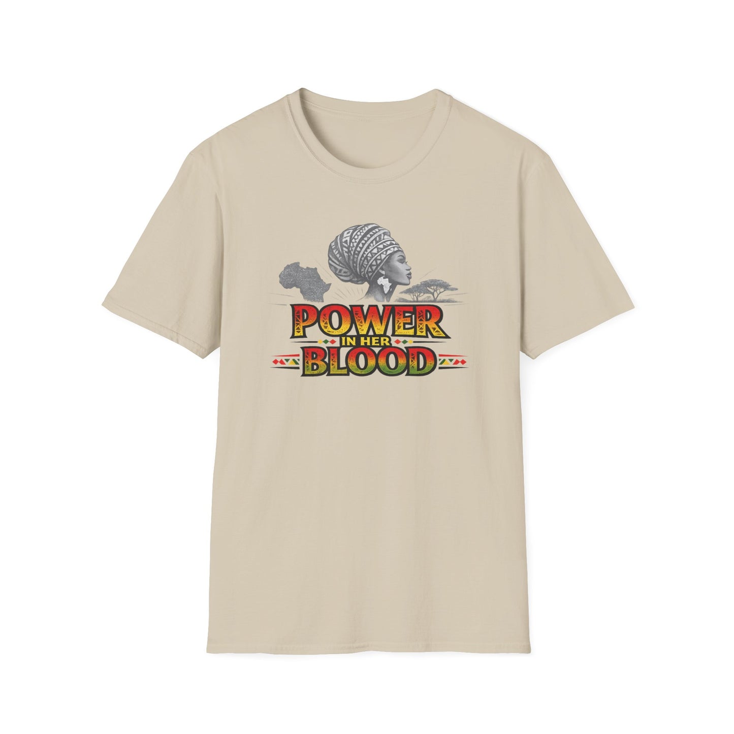 POWER IN HER BLOOD - Unisex Soft Style T-Shirt