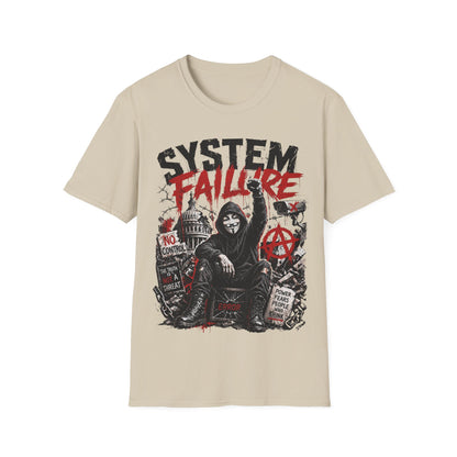SYSTEM FAILURE - ((BIG PRINT)) - Unisex Soft Style T-Shirt