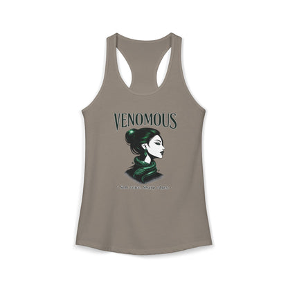 VENOMOUS-SOFT VOICE-SHARP EDGES - Women's Ideal Racerback Tank