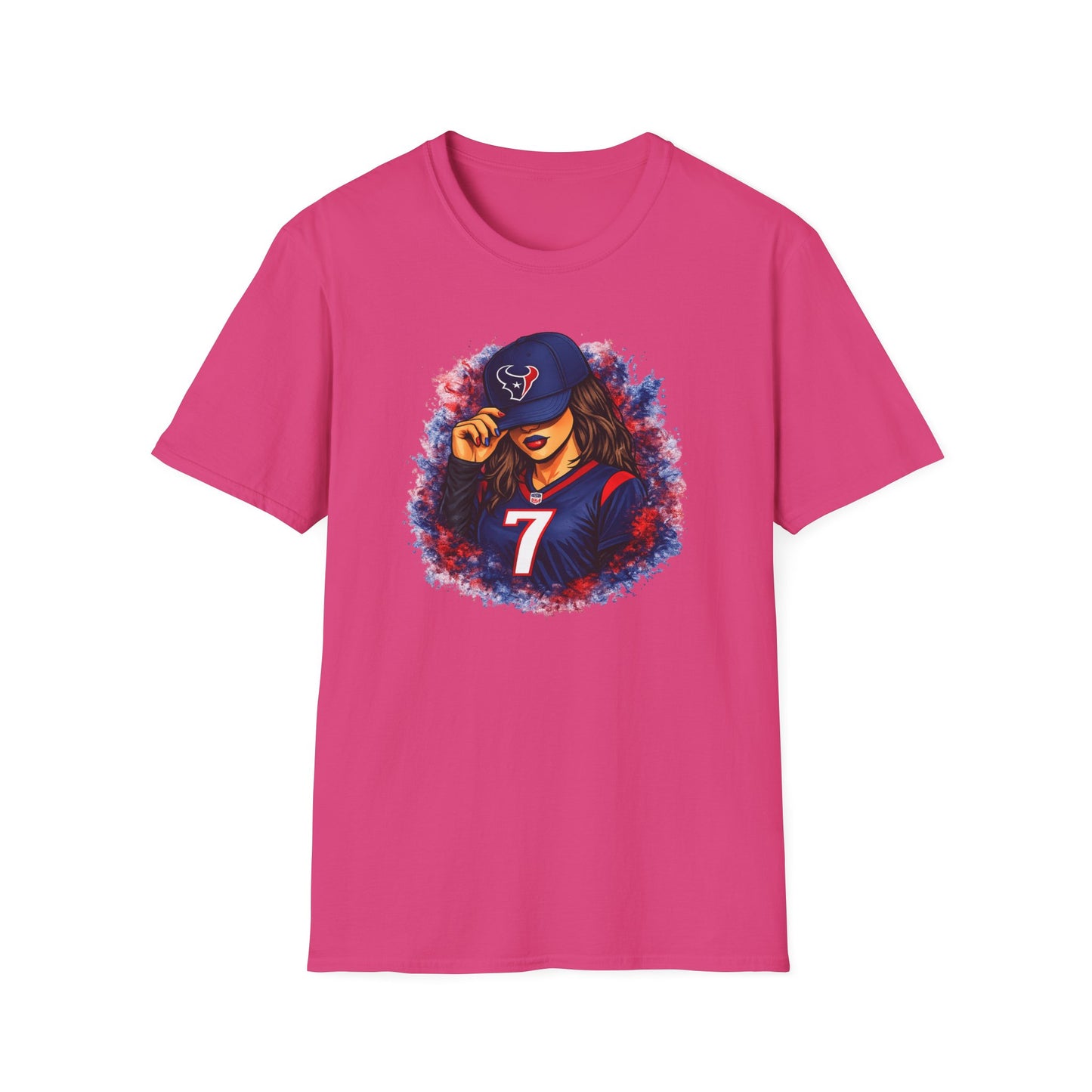 TEXANS Girl Fan - Latina - Unisex Soft Style T-Shirt