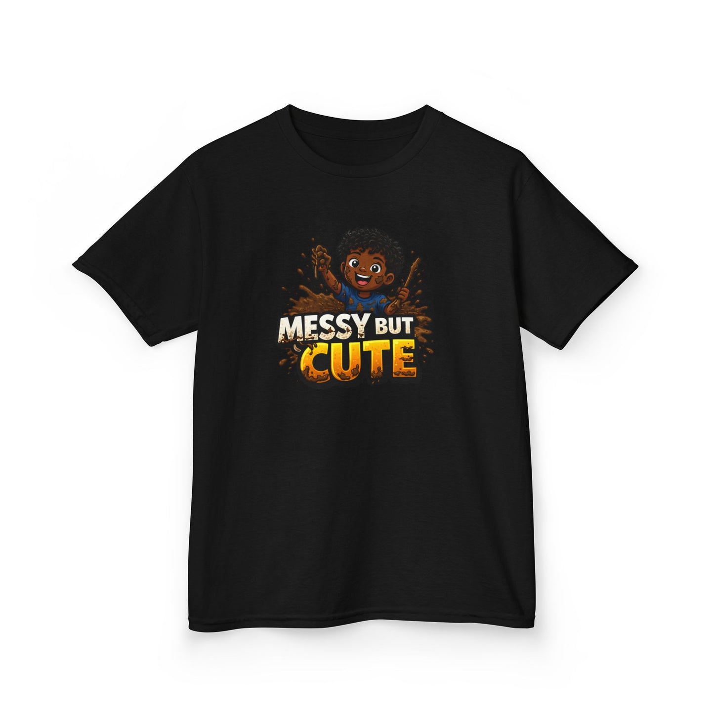 MESSY BUT CUTE - Kids Cotton Tee