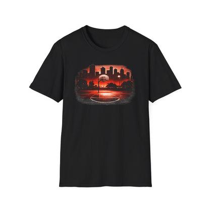 Street B-Ball Court - Unisex Soft Style T-Shirt