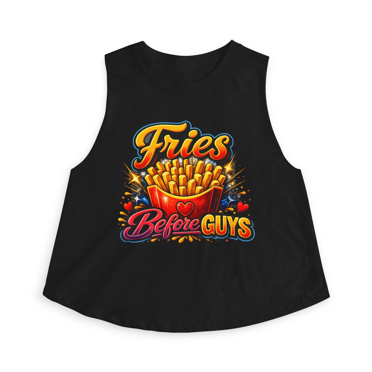 FRIES BEFORE GUYS - Women's Crop Top
