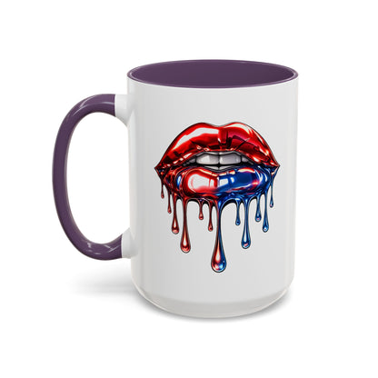 METALIC LIPS - Accent Coffee Mug (11, 15oz)