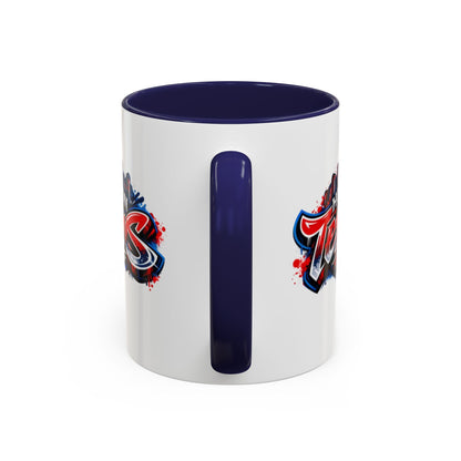 HOUSTON TEXANS GRAFFITI W/SKYLINE - Accent Coffee Mug (11, 15oz)