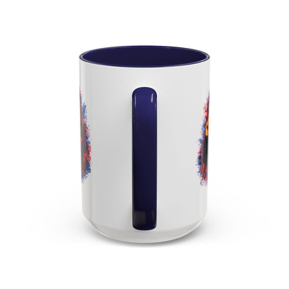TEXANS GIRL REPPIN - Accent Coffee Mug (11, 15oz)