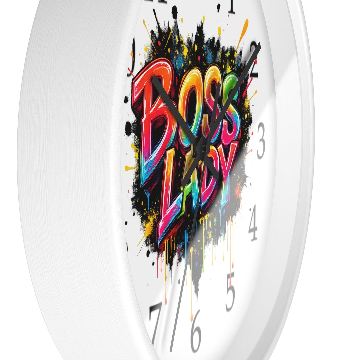 Boss Lady Wall Clock | Empowering Home Decor Gift for Women
