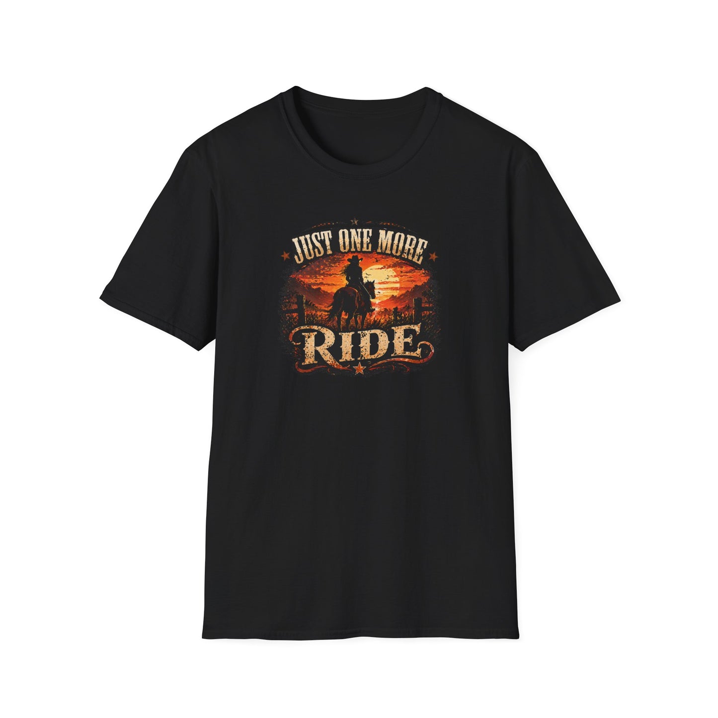 JUST ONE MORE RIDE - Unisex Soft Style T-Shirt