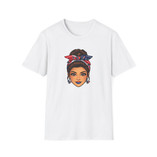 TEXANS FAN GIRL-FACE - Unisex Soft Style T-Shirt