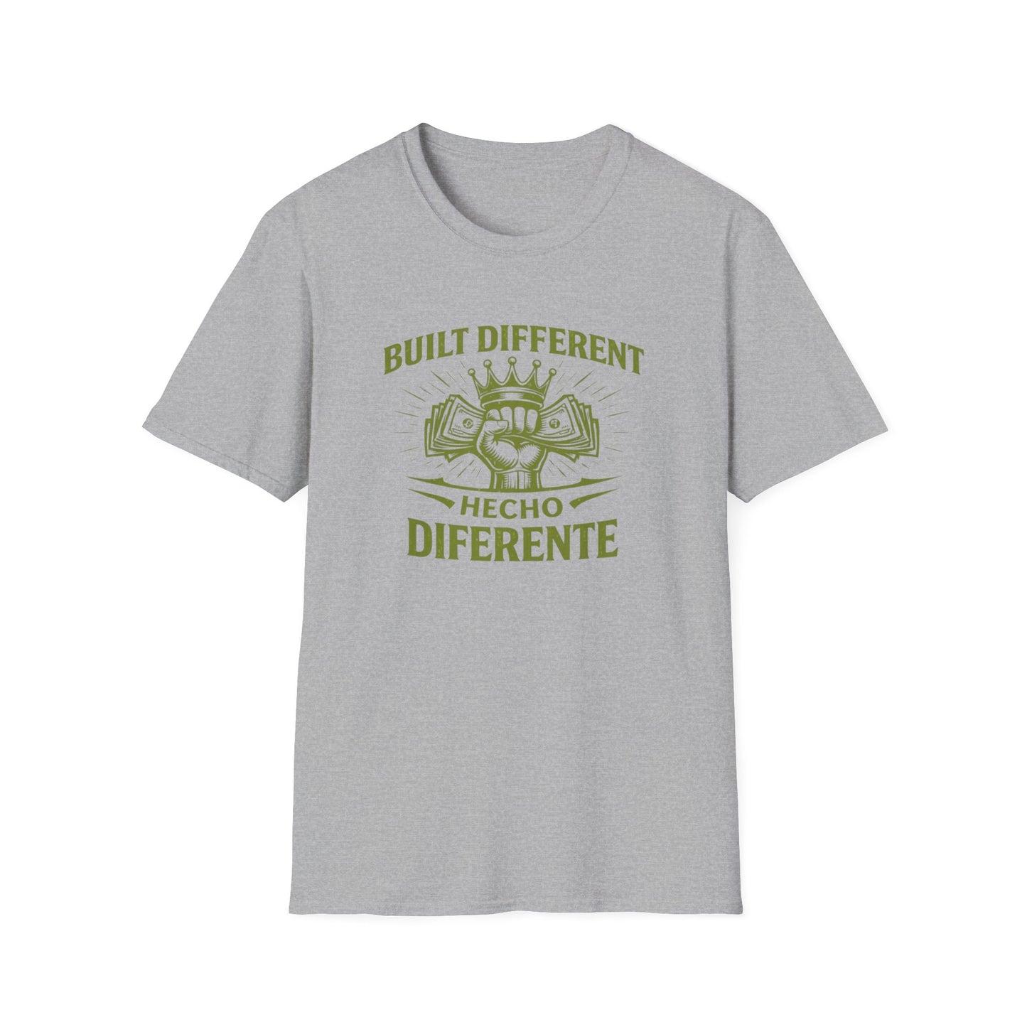 BUILT DIFFERENT - HECHO DIFERENTE - Unisex Soft Style T-Shirt