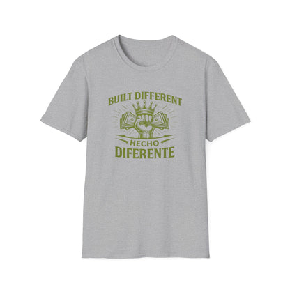BUILT DIFFERENT - HECHO DIFERENTE - Unisex Soft Style T-Shirt